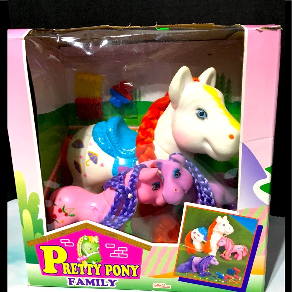 PRETTY PONY FAMILY 90s wAccessories Giant Size